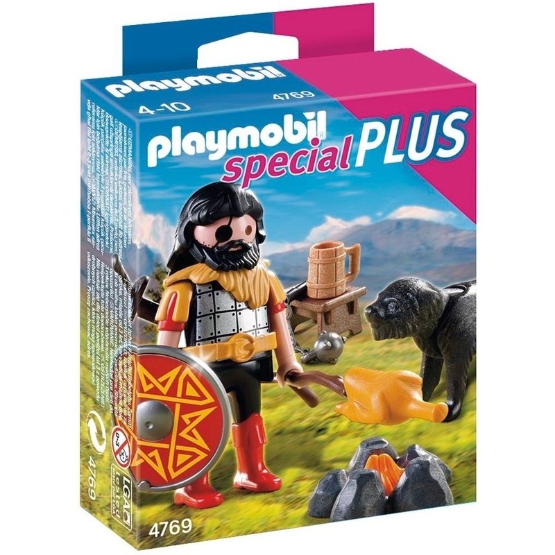 Playmobil 4769 - Guerrier Barbare Avec Chien