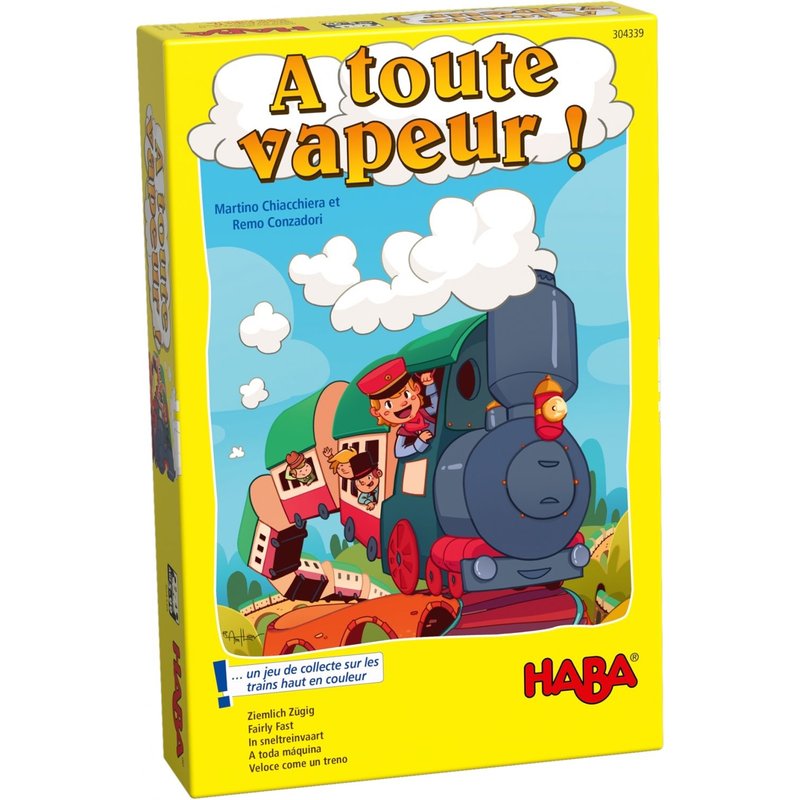 Haba A Toute Vapeur ! Un Jeu De Collecte Sur Les Trains Haut En Couleur