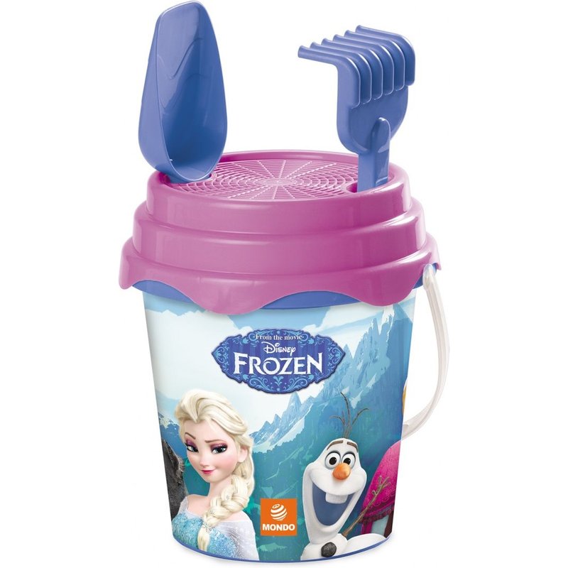 Beach Toys Seau Garni Ø 17 + Arrosoir La Reine Des Neiges