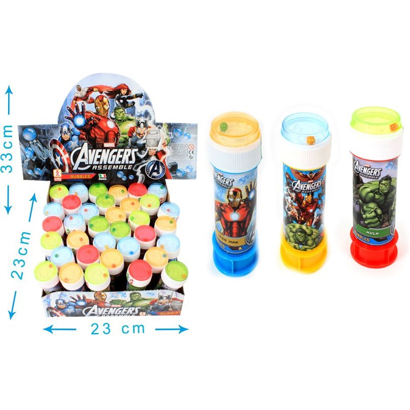Jouets D Été Sport Pres/ 36 Baby Bulle Avengers 60ml