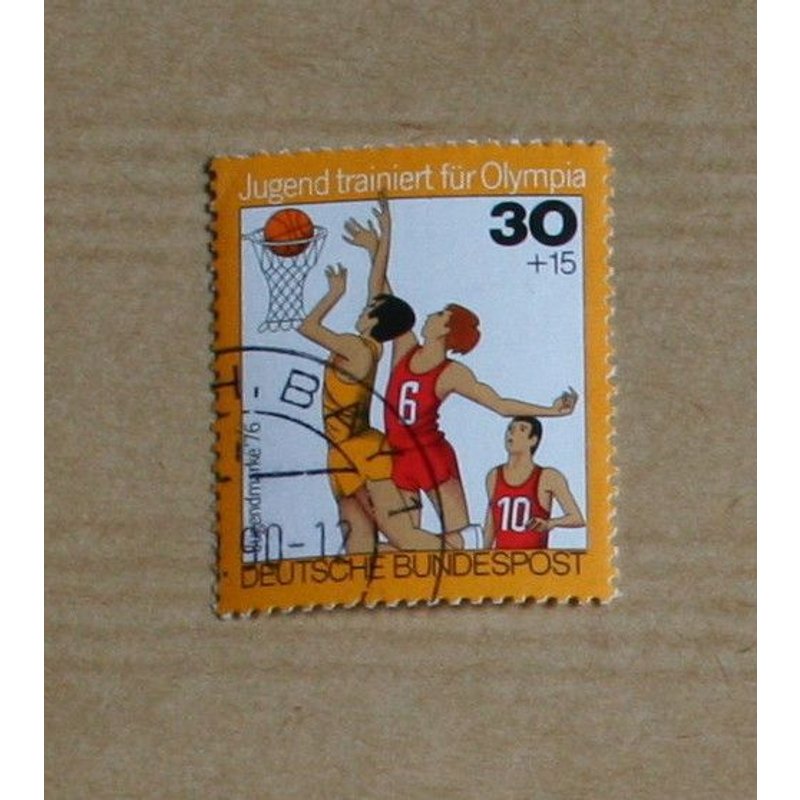Timbre Oblitéré Allemagne, Basket-Ball
