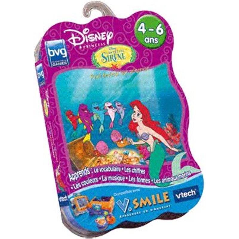 La Petite Sirène: Ariel Devient Une Princesse - Jeu Pour V.Smile (Vtech Vsmile)