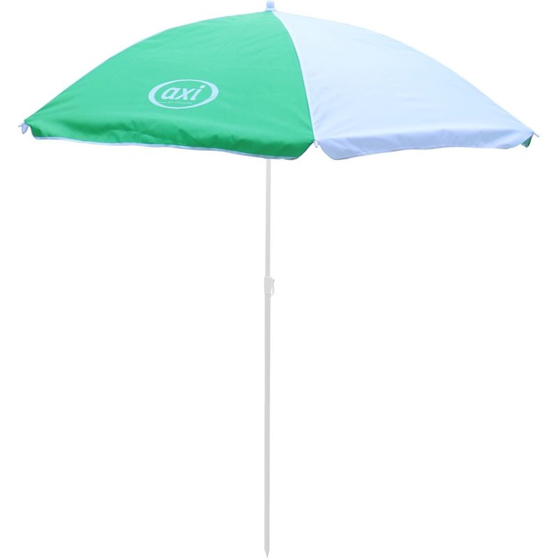 Axi Parasol Vert Blanc Diametre 125cm