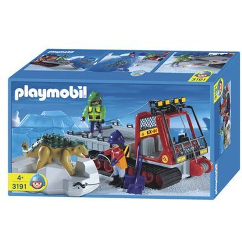Playmobil 3191 Les Véhicules De Transport De Dinosaure