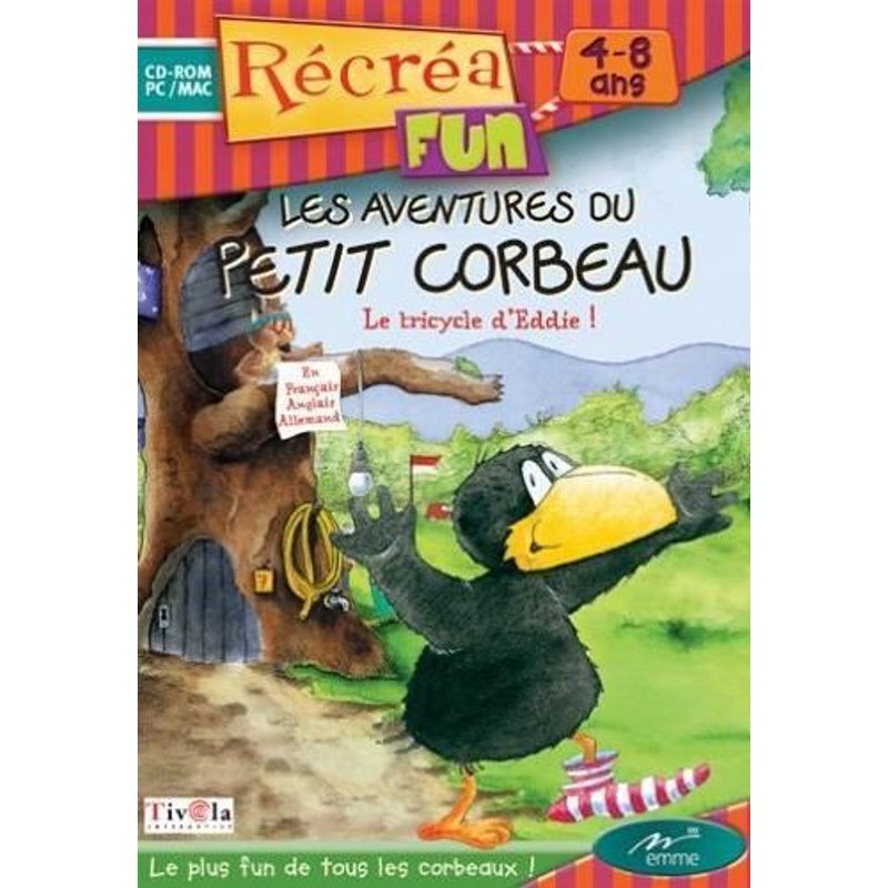 2 Cd-Rom Les Aventures Du Petit Corbeau/Le Tricycle D'eddie Et Tous En Scène Pc