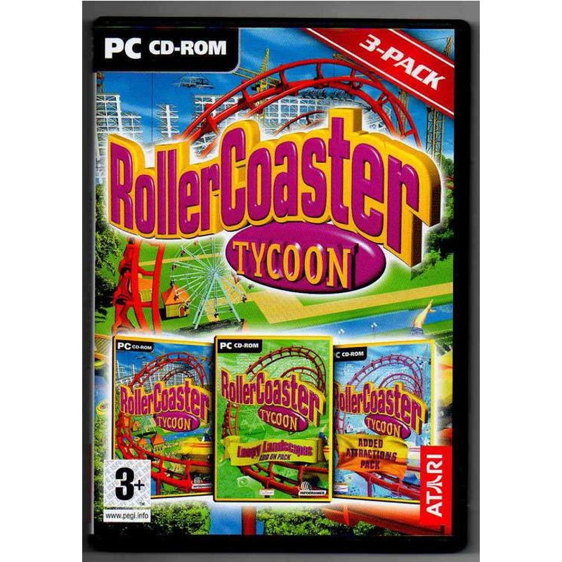 Rollercoaster Tycoon 3-Pack Pc