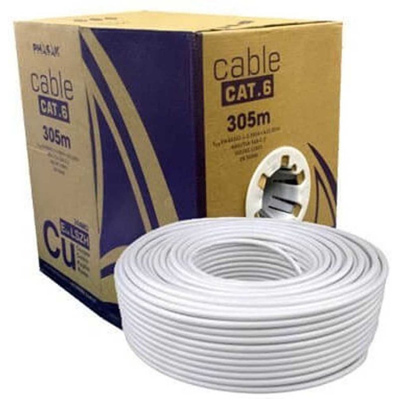 phasak phr solide utp cat6 rj45 305m awg24 652
