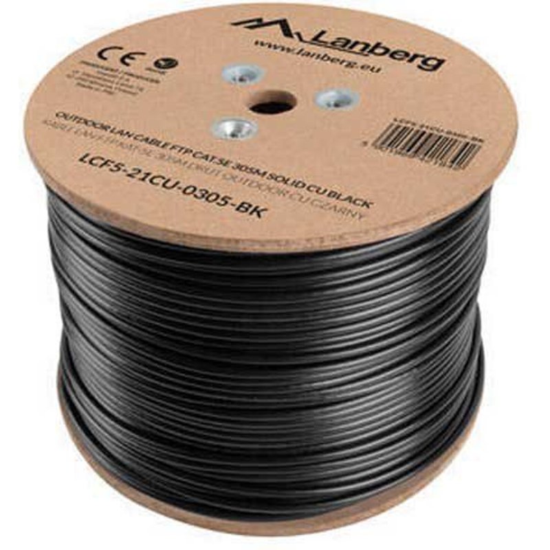 lanberg chat f utp 305 m 5 moulinet reseau cable