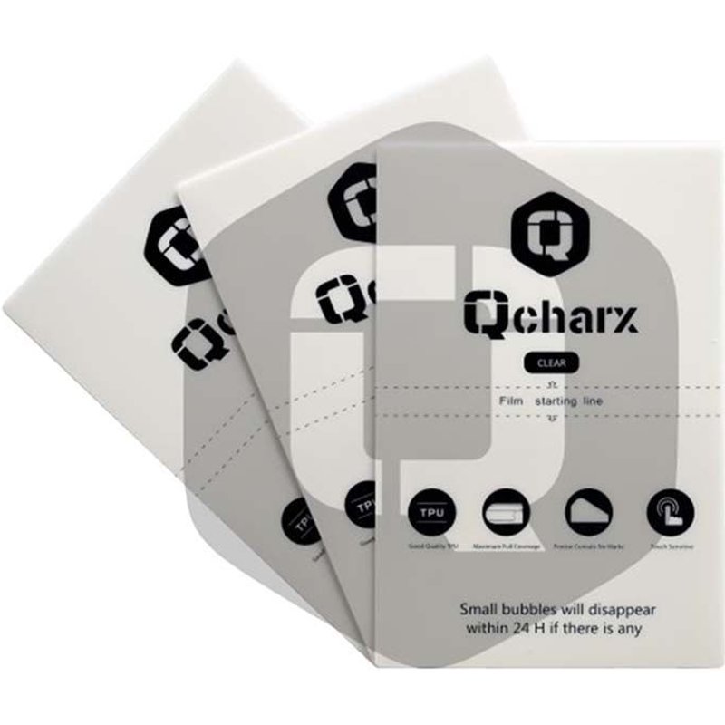 qcharx hydrogel hd qx 1 protector protector feuille 50 unites