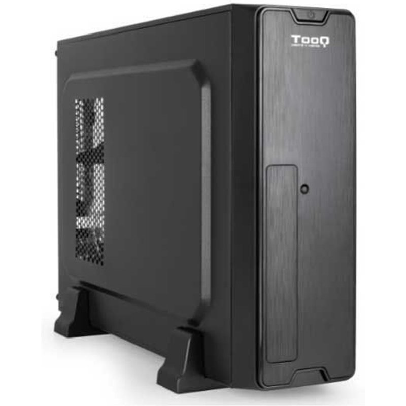 Boitier PC Mini Tour Micro ATX TooQ Slim TQC-3007U3C avec alimentation SFX 500W - Noir