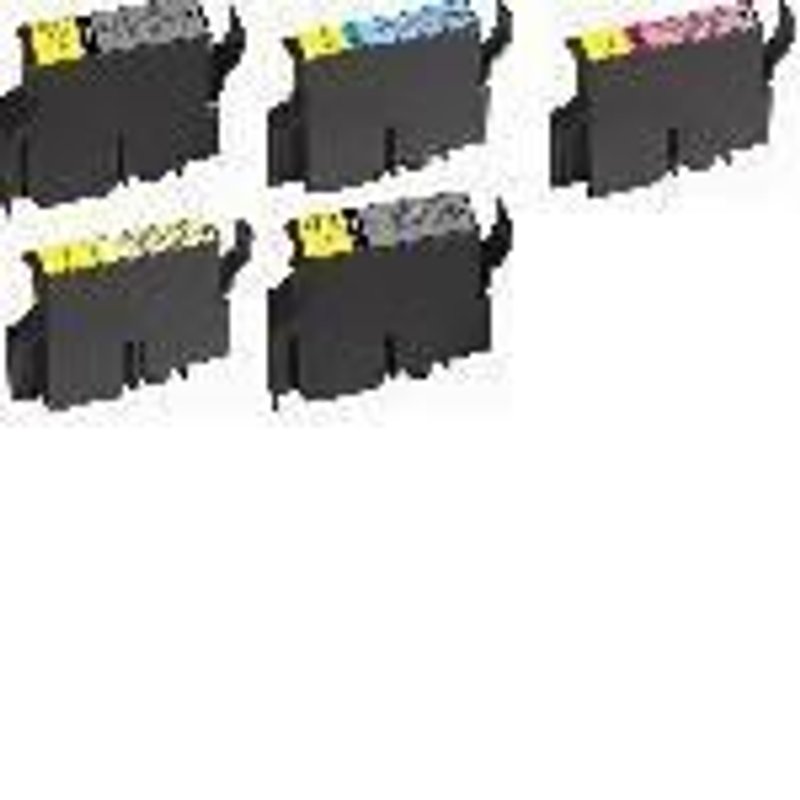 1 lot de 5 Cartouches encre : 2 Noires + 1 Cyan + 1 Magenta + 1 Jaune Compatible EPSON T0321 + T0422 + T0423 + T0424 (C13T032140 + C13T042240 + C13T042340 + C13T042440)