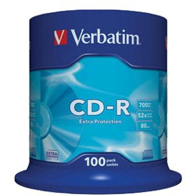 Verbatim - 100 x CD-R - 700 Mo (80 min) 52x - spindle