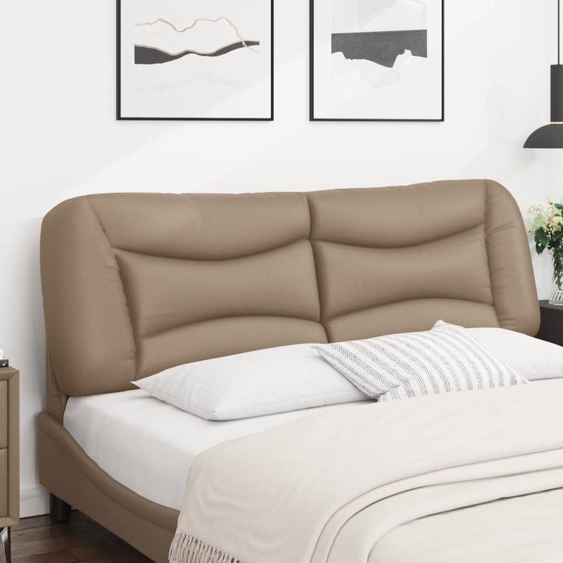 Vidaxl Coussin De Tête De Lit Cappuccino 160 Cm Similicuir