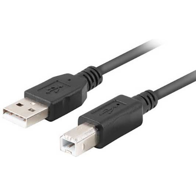 lanberg cable usb a vers usb b ca usba 15cu 0010 bk 1 m