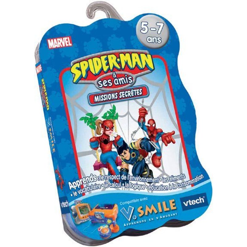 Jeu V.Smile Spiderman & Ses Amis N°1 - Missions Secrètes