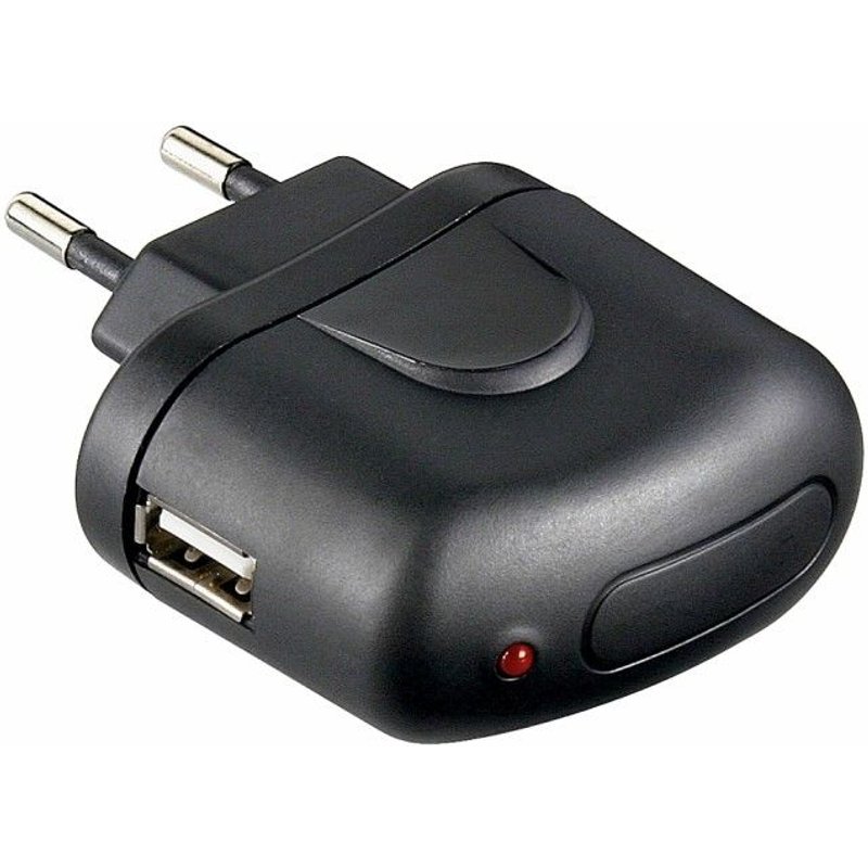 Chargeur Usb Secteur Noir Cd78115 Pour Iphone/ Ipod