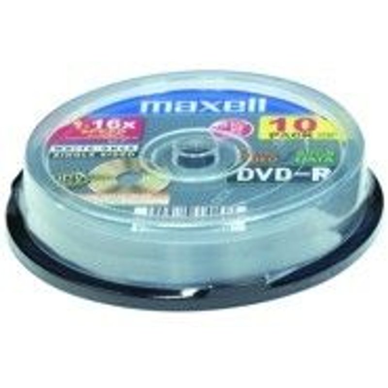Maxell - 10 x DVD-R (pour données) - 4.7 Go (120 minutes) 16x - spindle