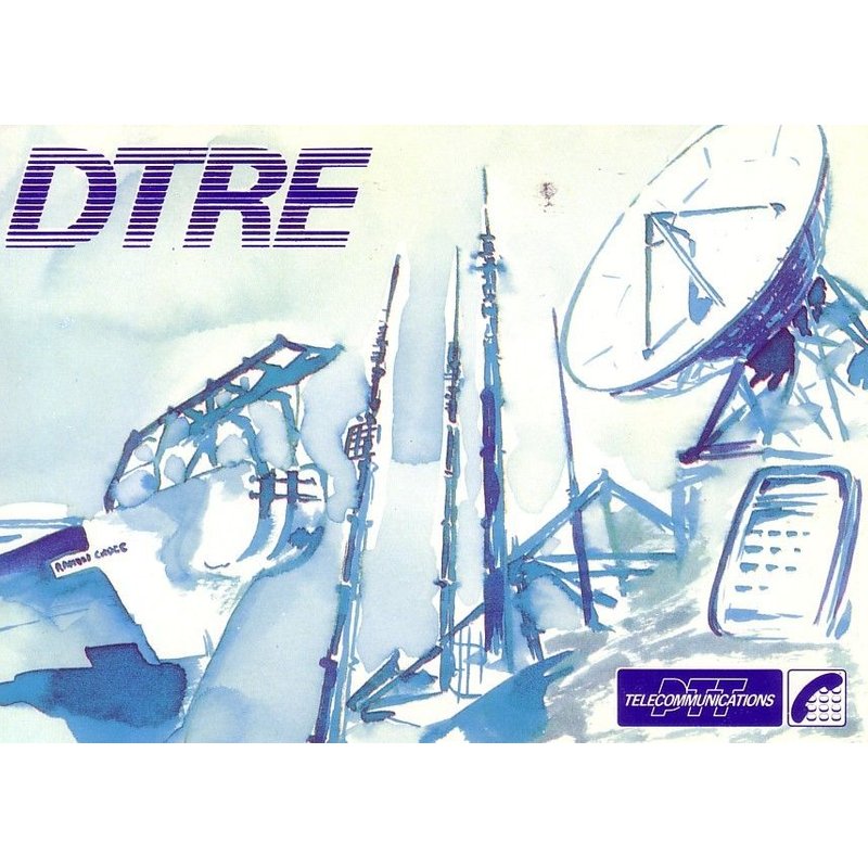 Illustration De La Direction Des Télécommunications Des Réseaux Extérieurs, Carte De 1985