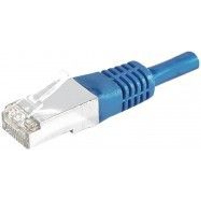 Cordon RJ45 patch SSTP CAT 6 Bleu - 1,00 m