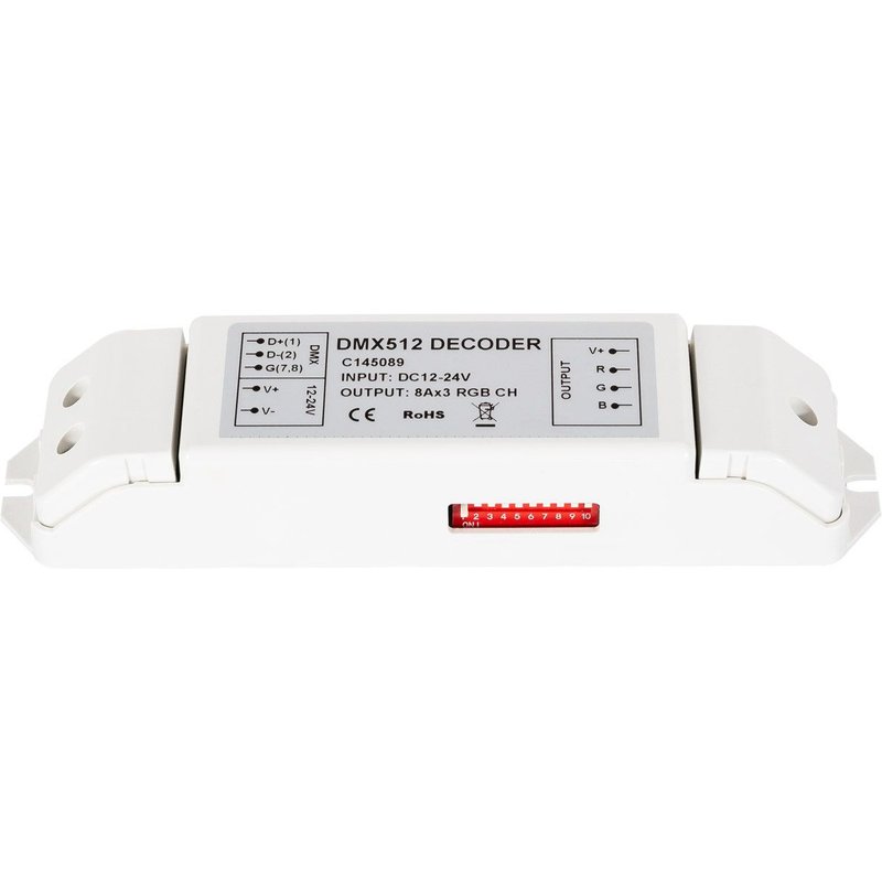 ContrĂ´leur DMX512 Decoder 3 Canaux