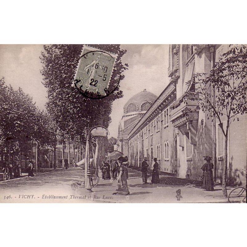 Vichy - Rue Lucas - Oblitérée 1922 - Ref 020 570