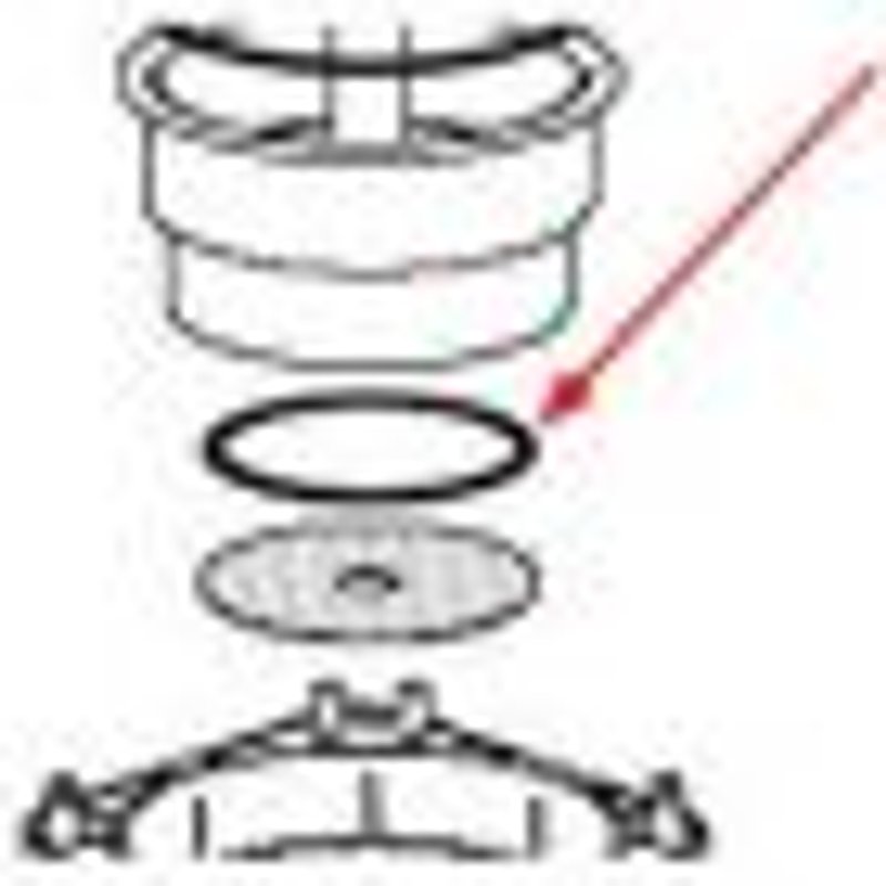 Joint Or Sous Diffuseur Bar40 Bar41 Bco260d Bco264 Ec190 Ec200 Ec410 Ec430 Ec510 Ec614 Ec700 Expresso Delonghi Ec700