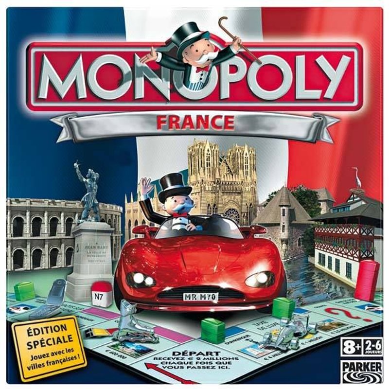 Jeu Monopoly France Jouez Avec Les Villes Francaises