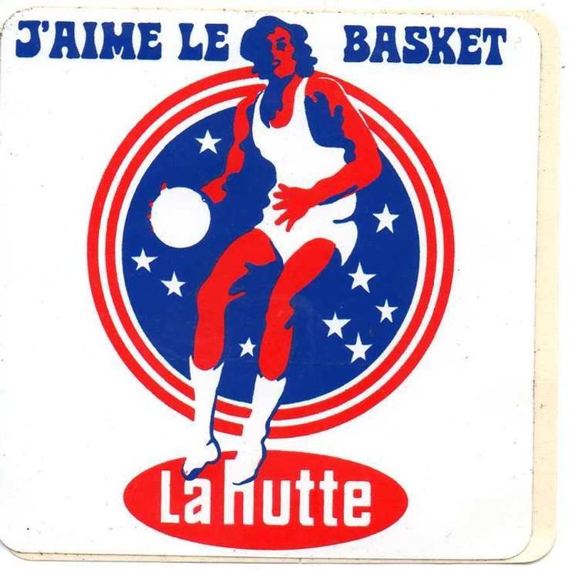 Autocollant La Hutte J'aime Le Basket