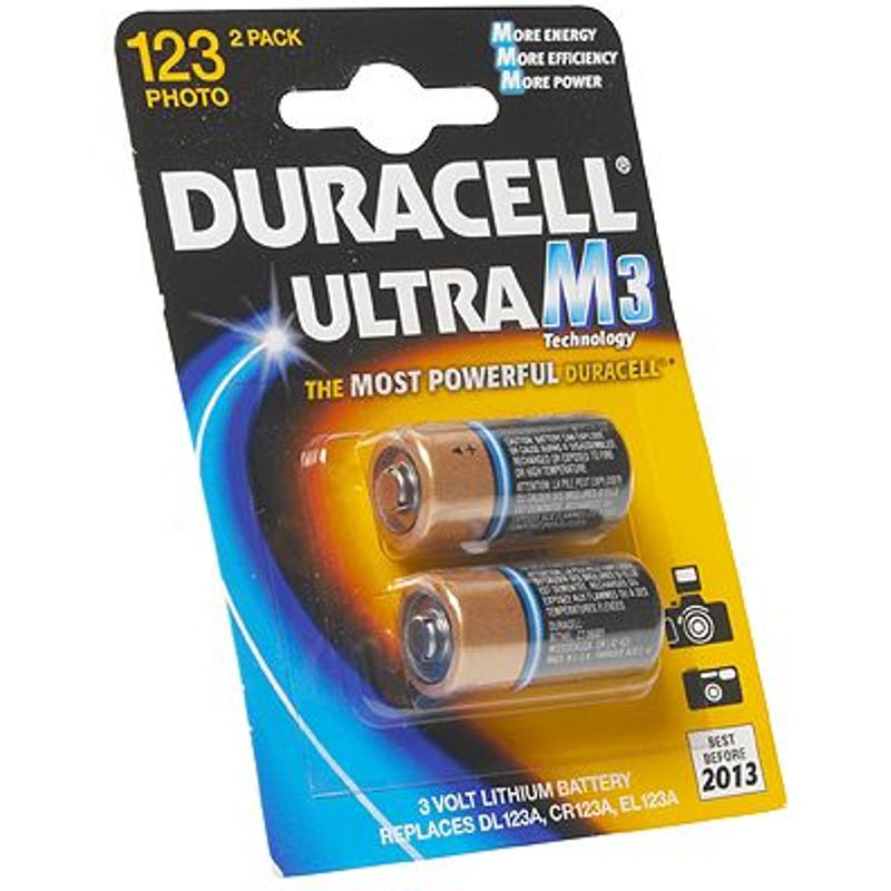 Duracell Ultra 123 - Pile pour appareil photo 2 x CR123A Li