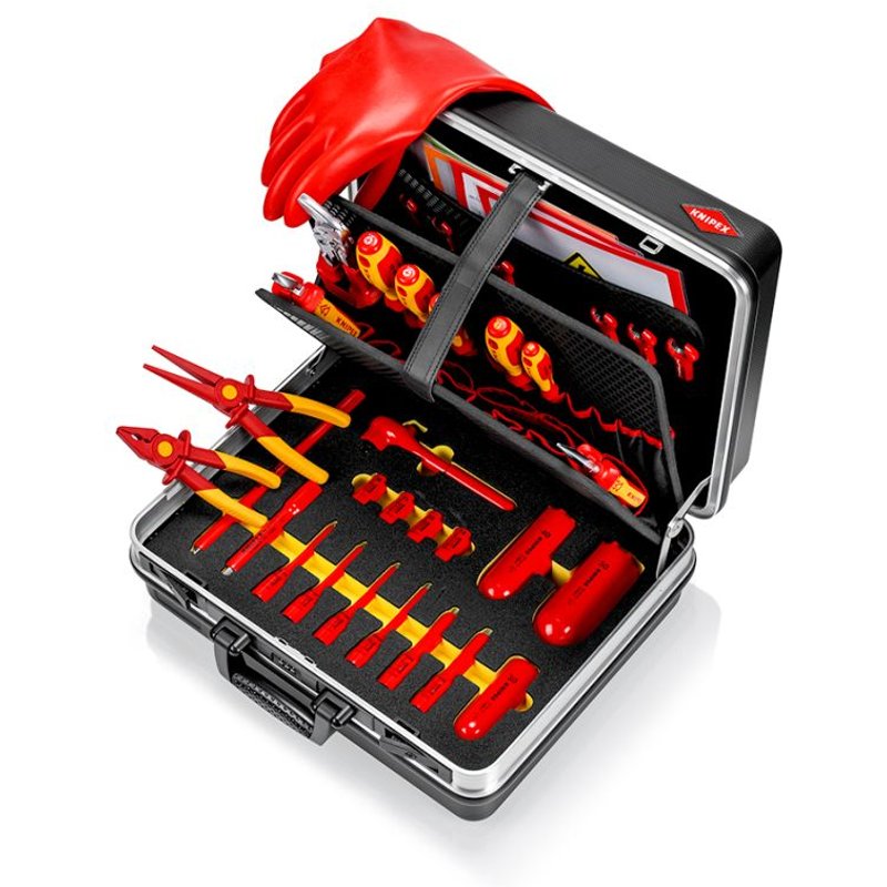 Mallette à outils « Basic » Mobilité électrique 29 outils 00 21 05 EV - Knipex