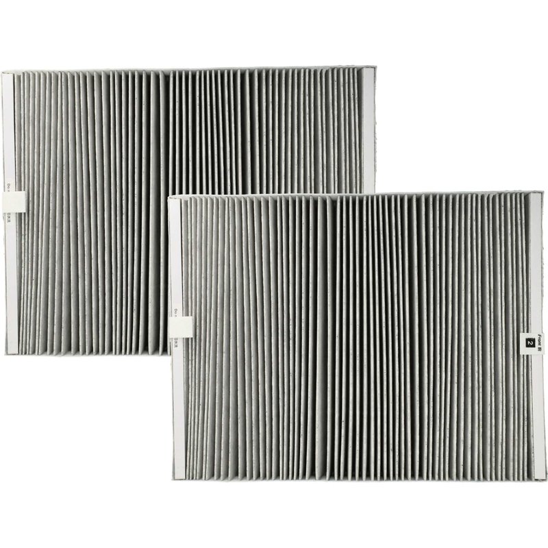 vhbw 2x Filtre à air remplacement pour Philips AC4147/10 pour purificateur - multicouches HEPA + charbon actif