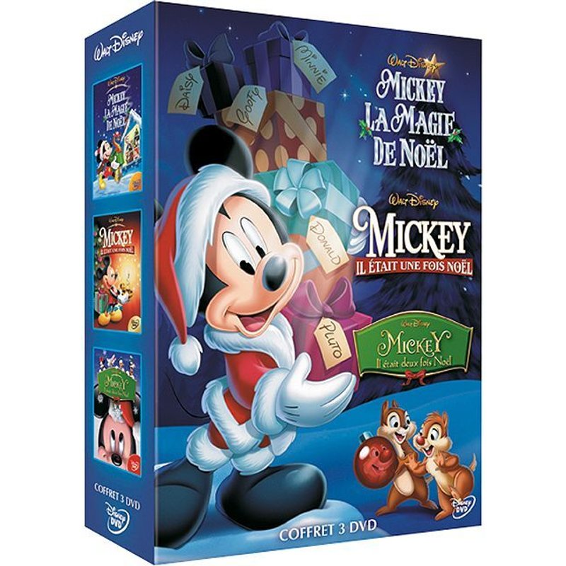 Coffret - Mickey, La Magie De Noël + Mickey, Il Était Une Fois Noël + Mickey, Il Était Deux Fois Noël - Pack