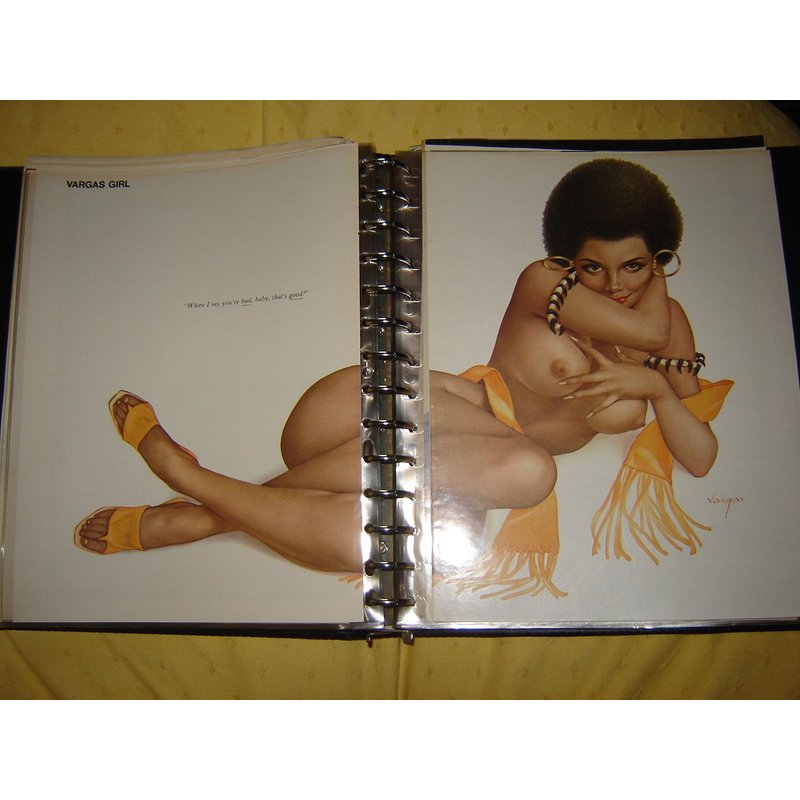 Vargas Pin Up N° 37 Feuillet Double ( Revue Playboy Usa )