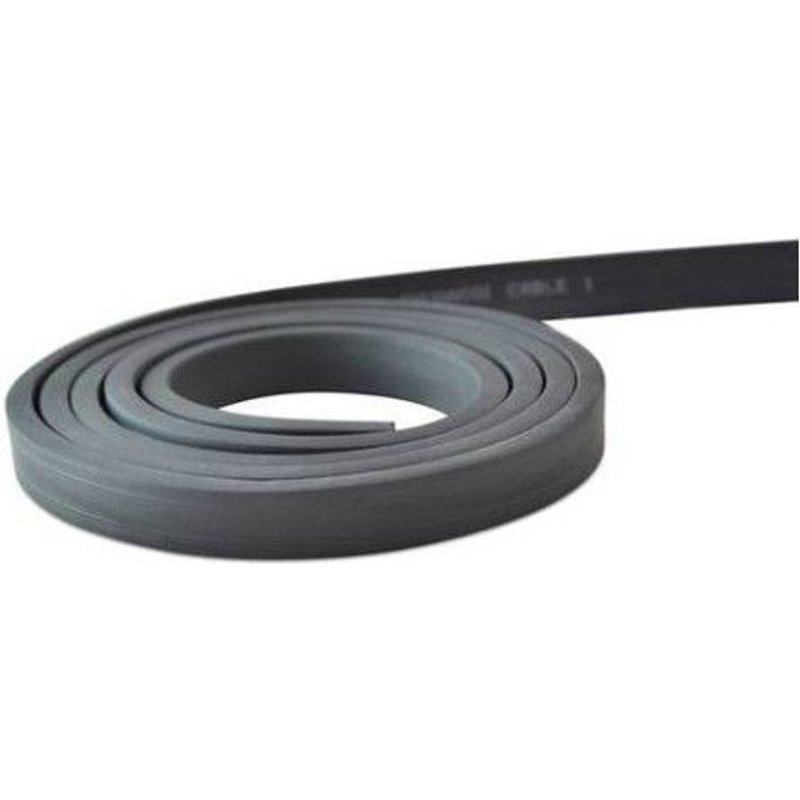 Câble Électrique Plat pour Guirlandes sur Mesure Noir 20 m