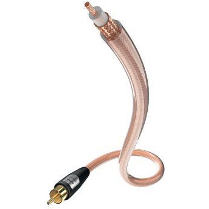 inakustik cable de caisson de basses mono cinch vers star ii 2x sangler 2 m