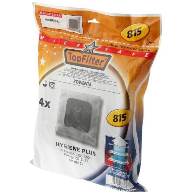 Top Filter - 67815 - Sac Aspirateur Microsafe En Non-Tissé Pour Rowenta
