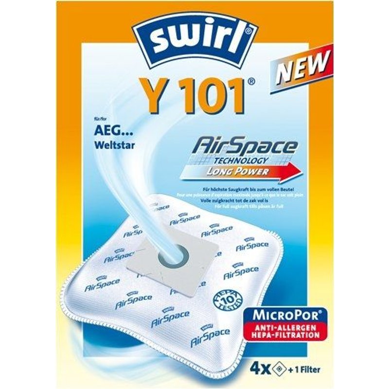 Swirl - Y 101 As - Sacs Aspirateur