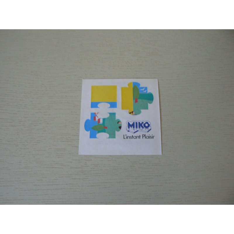 Autocollant Concours Puzzle Glaces Miko L'instant Plaisir