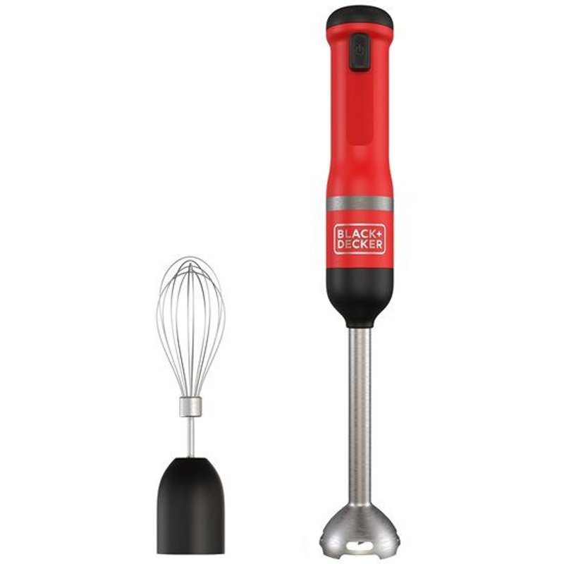 BLACK+DECKER BCKM1012KR-QW - Mixeur à main sans fil - rouge