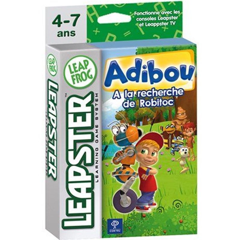 Adibou À La Recherche De Robitoc - Jeu Pour Console Leapfrog Leapster - 4-7ans