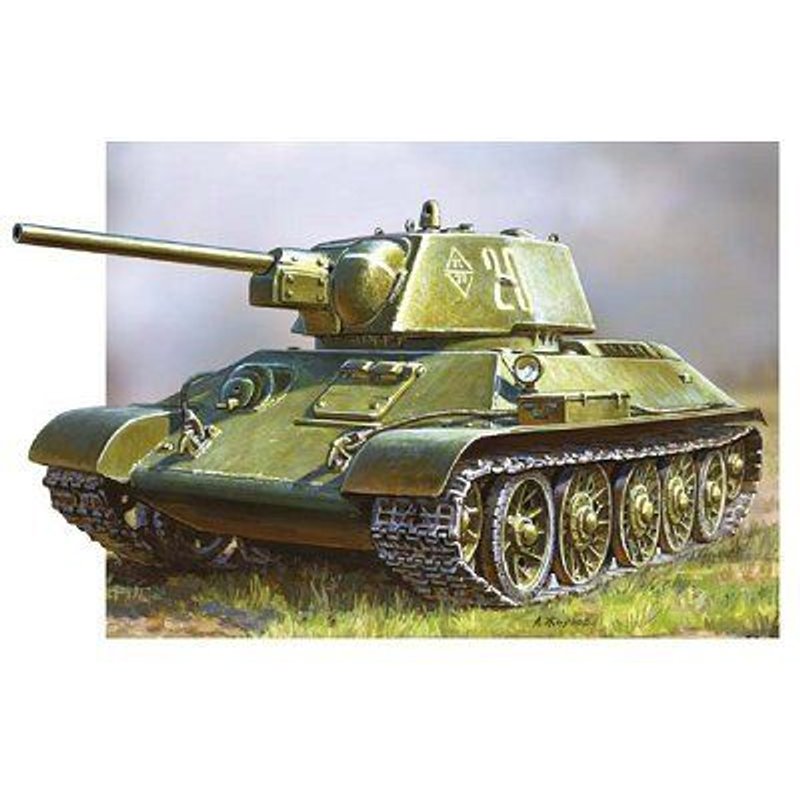 Tank Soviétique T-34/76 - Ma Première Maquette-Zvezda