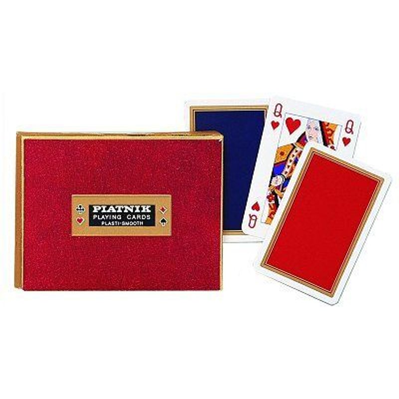 Jeu De Cartes : Coffret De 2 X 55 Cartes : Monogram De Luxe
