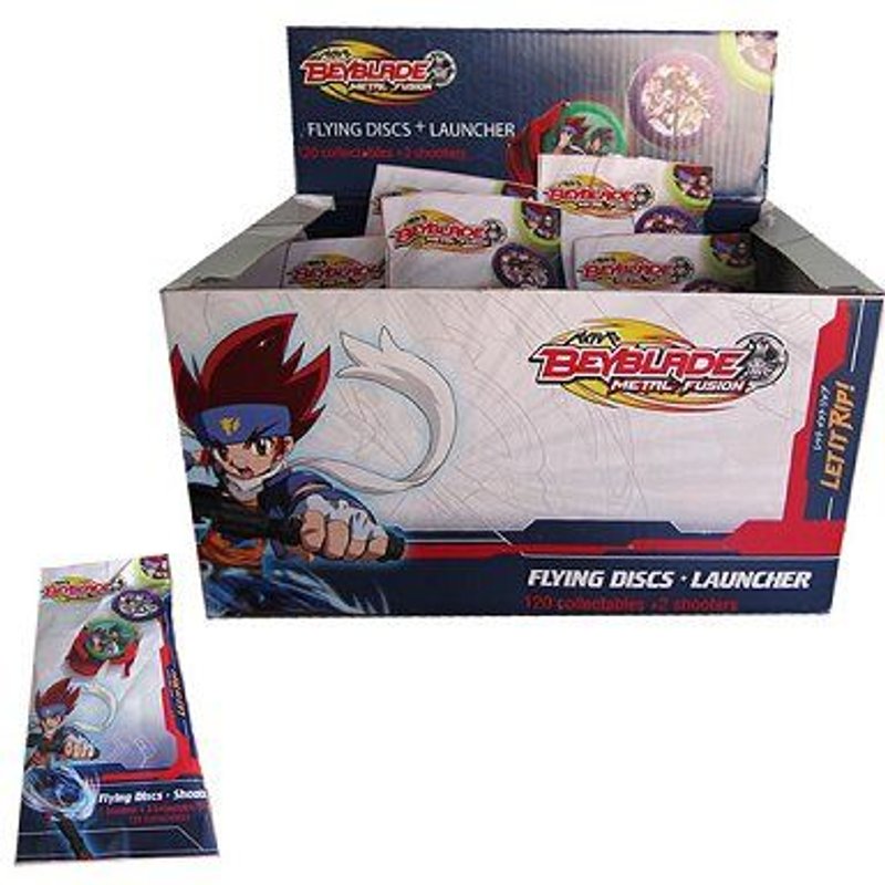 Disques Volants - Beyblade Metal Fusion : Flying Discs + Shooter