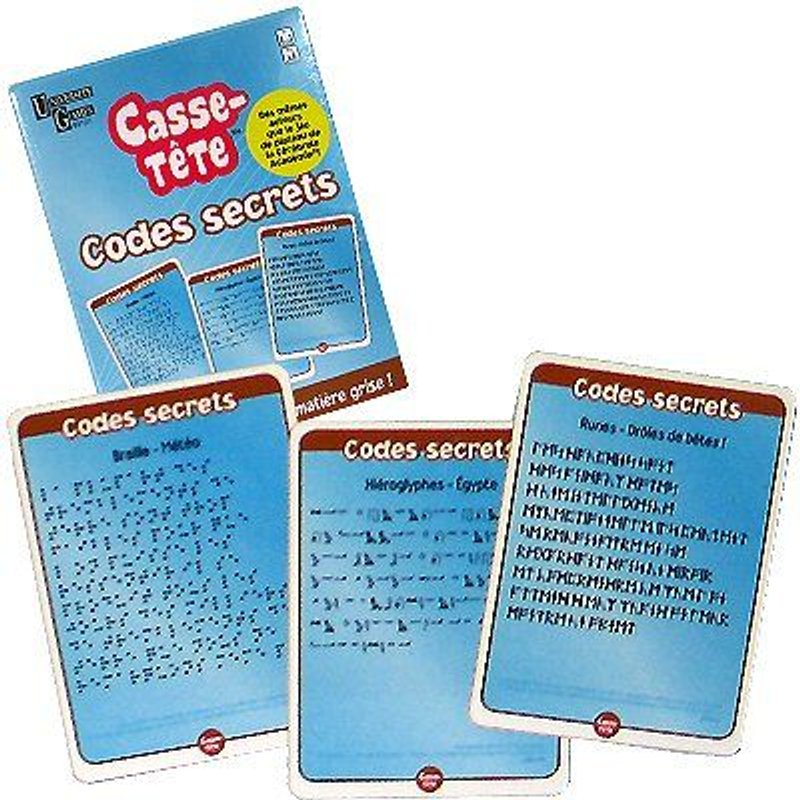 Jeu De Cartes - Casse Tete : Codes Secrets