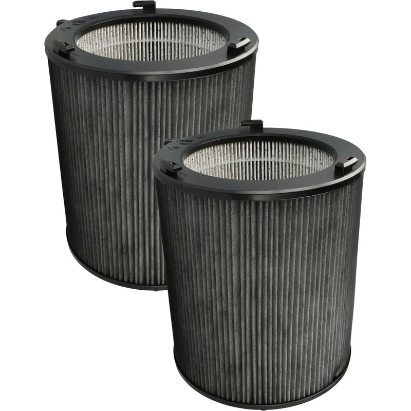 vhbw 2x Filtre à air compatible avec Ideal purificateur - multicouches préfiltre + HEPA + charbon actif