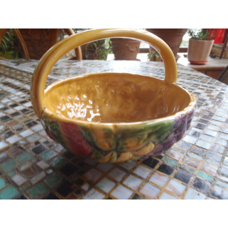 Panier À Anse En Céramique