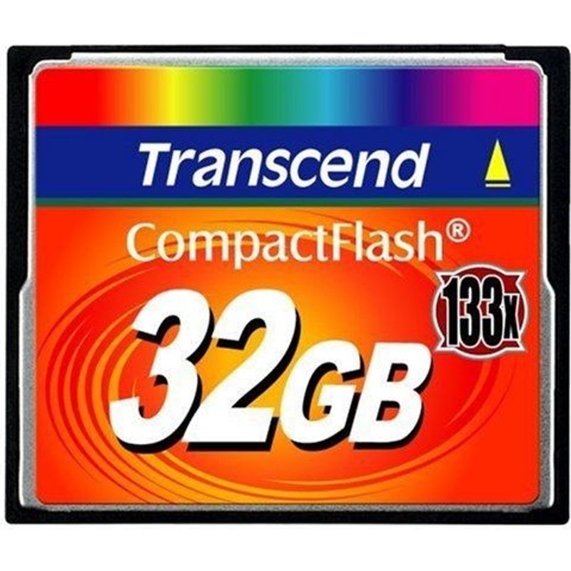 TRANSCEND - CARTE MÉMOIRE COMPACT FLASH (133X, TYPE I) - 32 GO