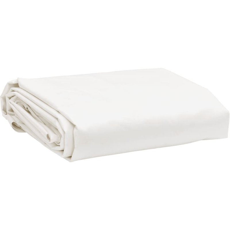 vidaXL Bâche blanc 1x2,5 m 650 g/m²