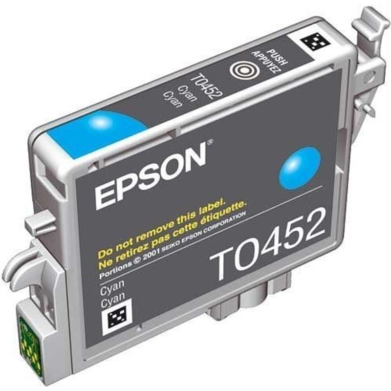 EPSON T0452 - CARTOUCHE D'ENCRE D'ORIGINE - CYAN