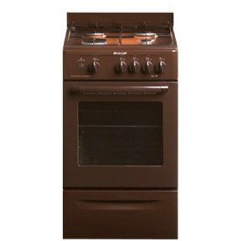 Brandt KG1050W - Cuisinière - pose libre - largeur : 50 cm - profondeur : 61.8 cm - hauteur : 85 cm - blanc